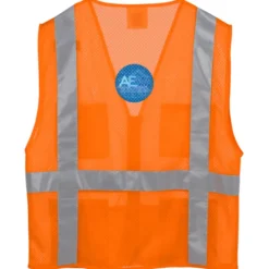 Mesh Six-Pocket Zippered Vest