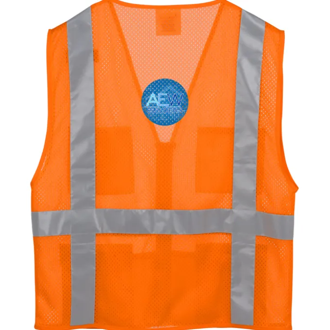 Mesh Six-Pocket Zippered Vest