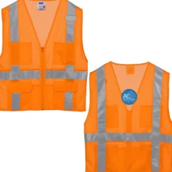 Mesh Six-Pocket Zippered Vest