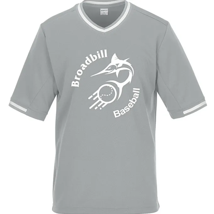 Mesh V-Neck Baseball Jersey