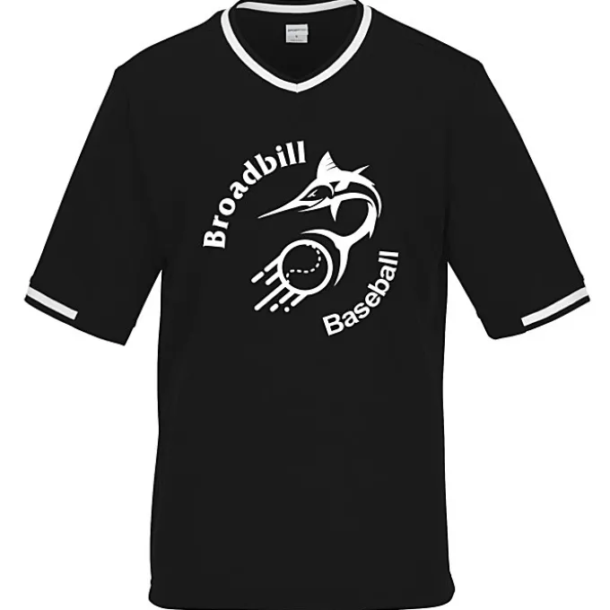 Mesh V-Neck Baseball Jersey