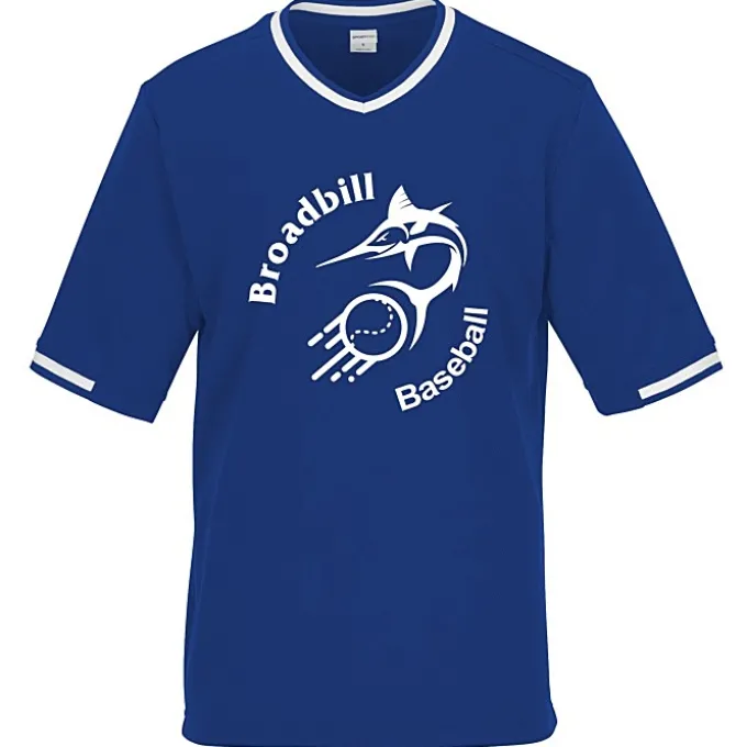 Mesh V-Neck Baseball Jersey
