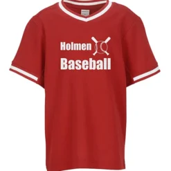 Mesh V-Neck Baseball Jersey - Youth