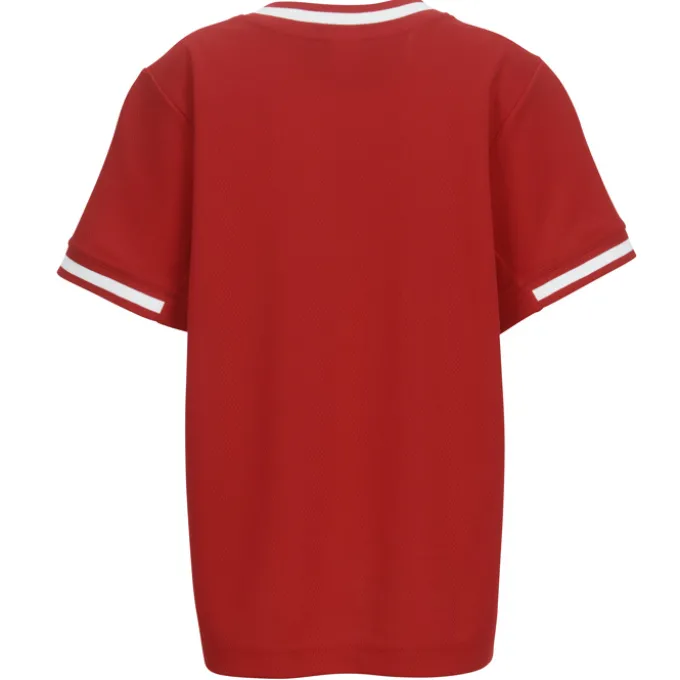 Mesh V-Neck Baseball Jersey - Youth
