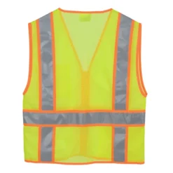 Mesh Zippered Two-Tone Vest