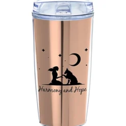 Metallic Ringo Travel Tumbler - 18 oz.