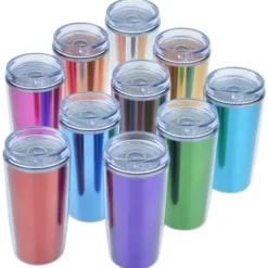 Metallic Ringo Travel Tumbler - 18 oz.