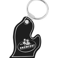 Michigan - Lower Soft Keychain - Opaque