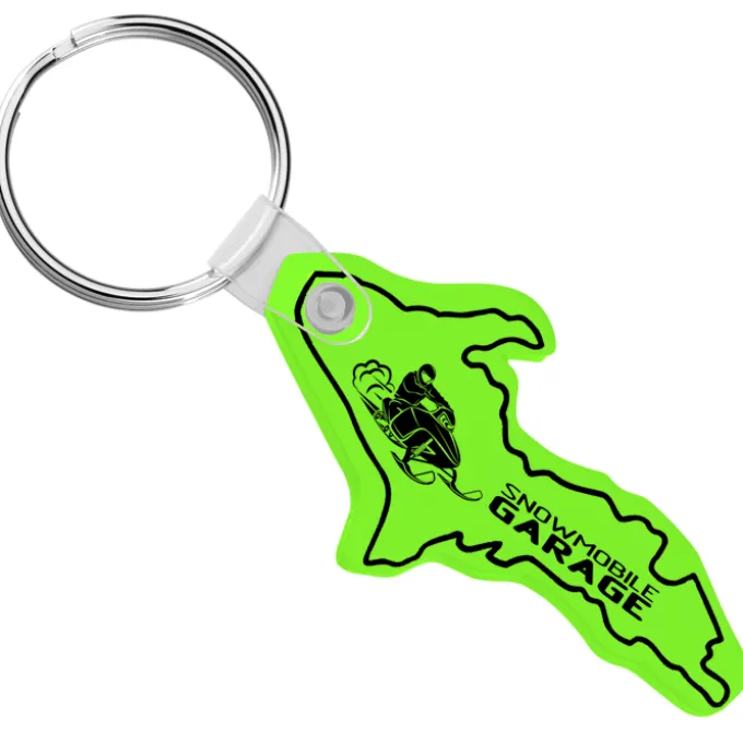Michigan - Upper Soft Keychain - Translucent