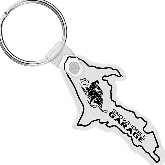 Michigan - Upper Soft Keychain - Opaque