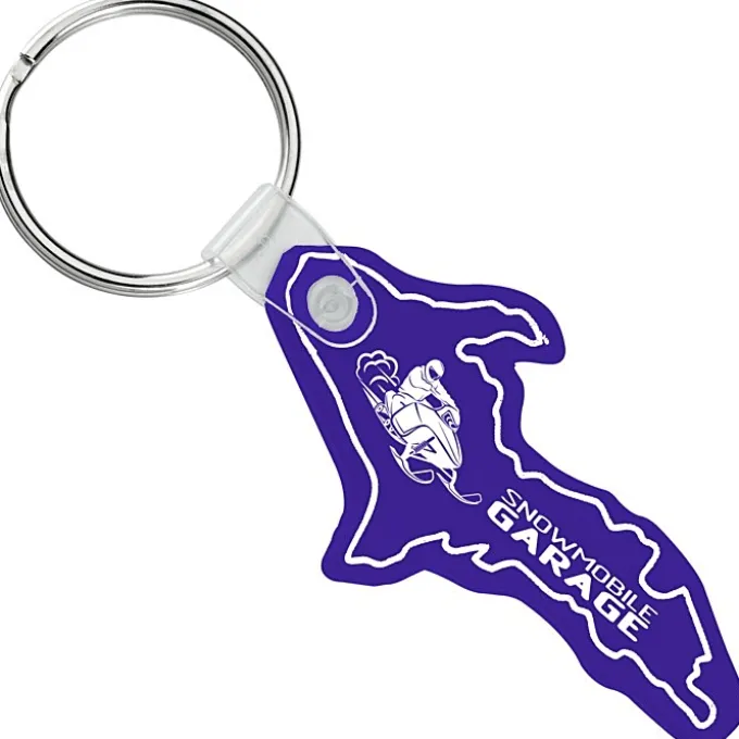 Michigan - Upper Soft Keychain - Opaque