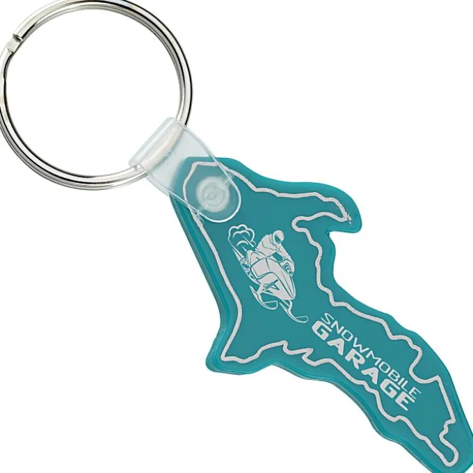 Michigan - Upper Soft Keychain - Opaque