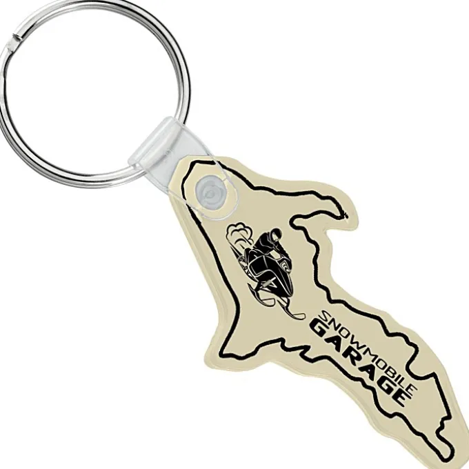 Michigan - Upper Soft Keychain - Opaque