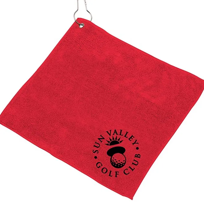 Microfiber Golf Towel - 12 inches x 12 inches