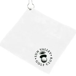 Microfiber Golf Towel - 12 inches x 12 inches