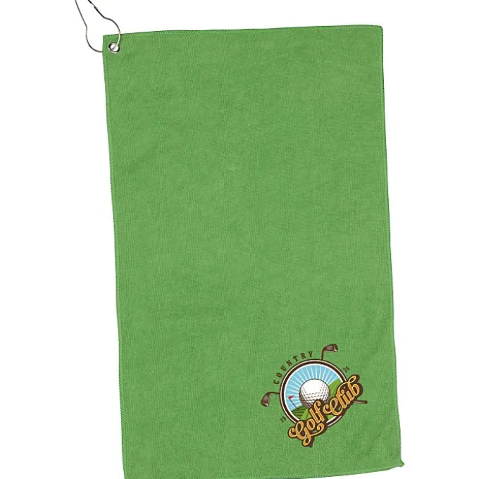 Microfiber Golf Towel - 18 inches x 12 inches - Full Color