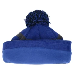 Microfleece Lined Pom Pom Beanie