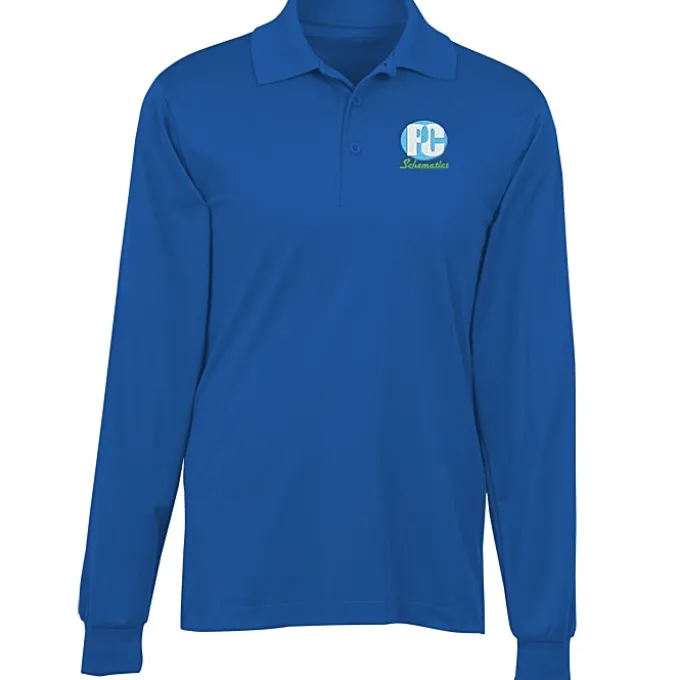 Micropique Sport-Wick Long Sleeve Polo - Men's