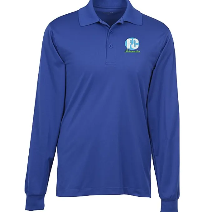 Micropique Sport-Wick Long Sleeve Polo - Men's