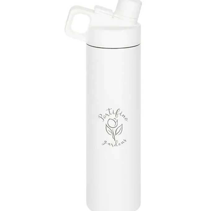 MiiR Wide Mouth Vacuum Bottle with Chug Lid - 20 oz - Laser Engraved