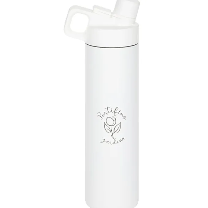 MiiR Wide Mouth Vacuum Bottle with Chug Lid - 20 oz - Laser Engraved