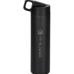MiiR Wide Mouth Vacuum Bottle with Straw Lid - 20 oz - Laser Engraved