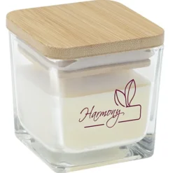 Mini Candle with Bamboo Lid