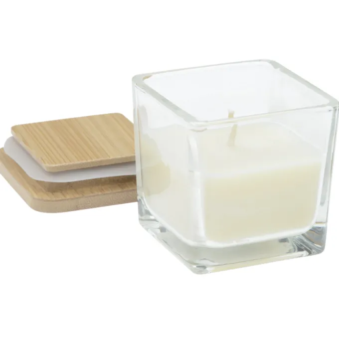 Mini Candle with Bamboo Lid