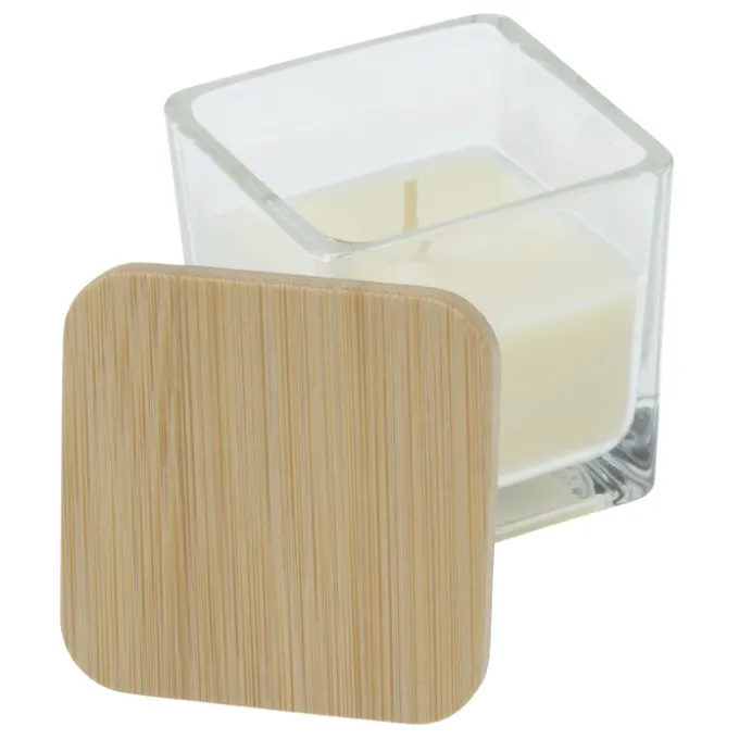 Mini Candle with Bamboo Lid