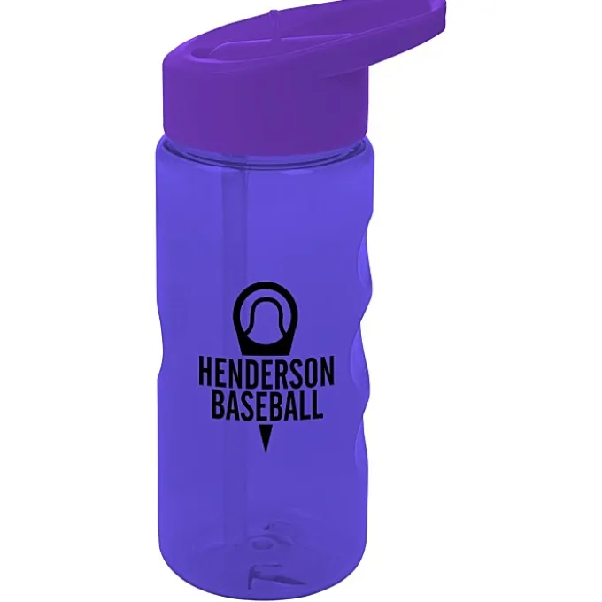 Mini Mountain Bottle with Flip Straw Lid - 22 oz