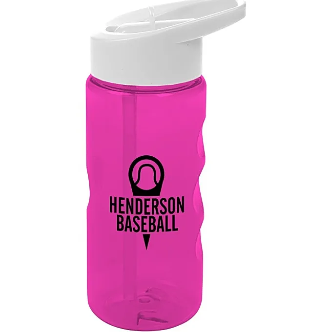 Mini Mountain Bottle with Flip Straw Lid - 22 oz