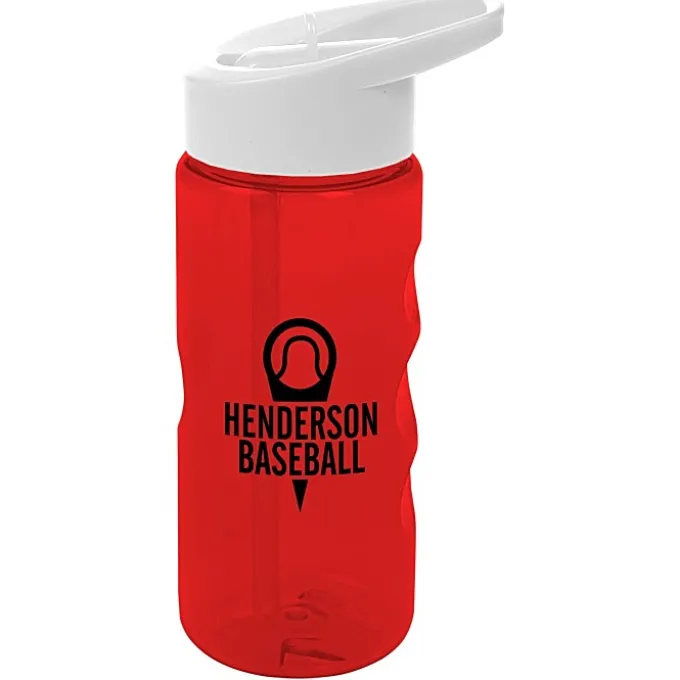 Mini Mountain Bottle with Flip Straw Lid - 22 oz