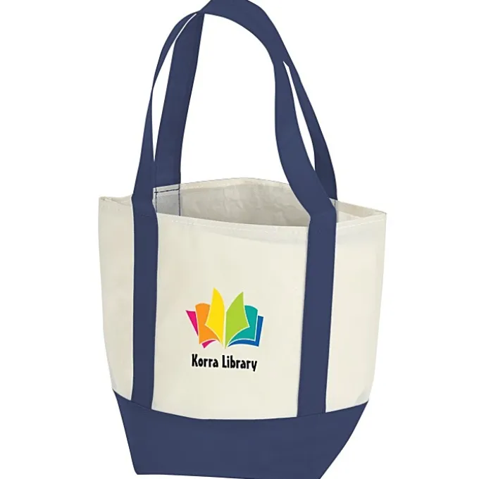 Mini Non-Woven Lighthouse Tote - Full Color