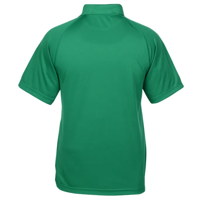 Mini Pique Raglan Performance Polo - Men's