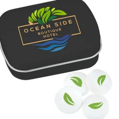 Mint Tin with Imprinted Mints