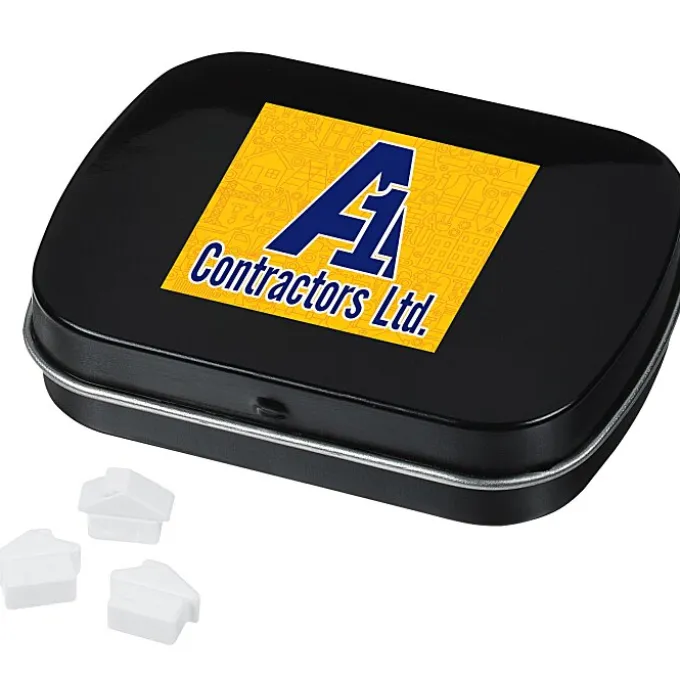 Mint Tin with Shaped Mints - House - 24 hr