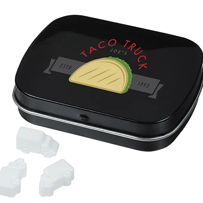 Mint Tin with Shaped Mints - Truck - 24 hr
