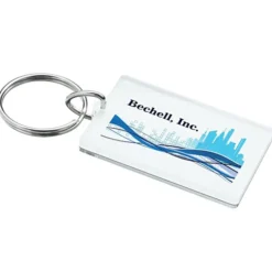 Mirrored Keychain - Rectangle - 24 hr
