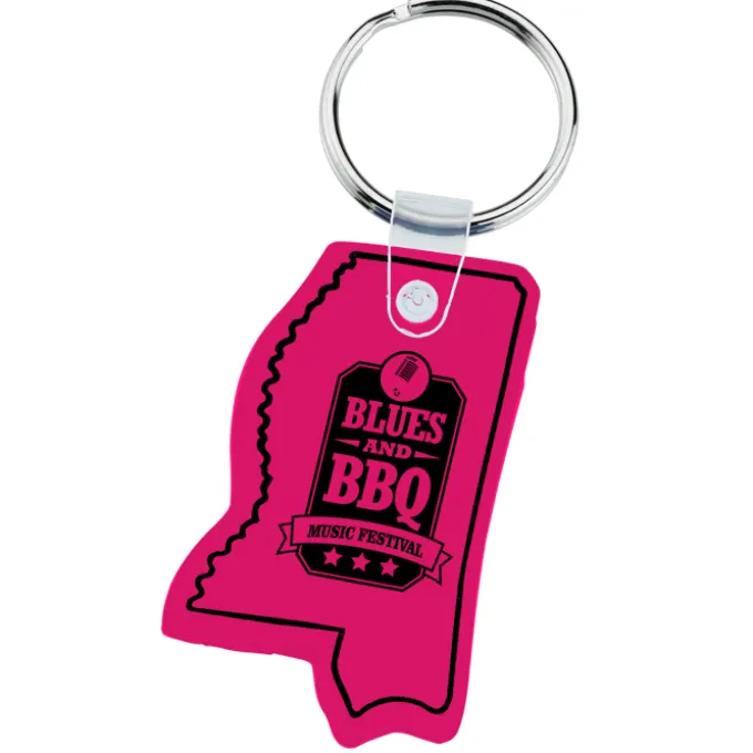 Mississippi Soft Keychain - Translucent