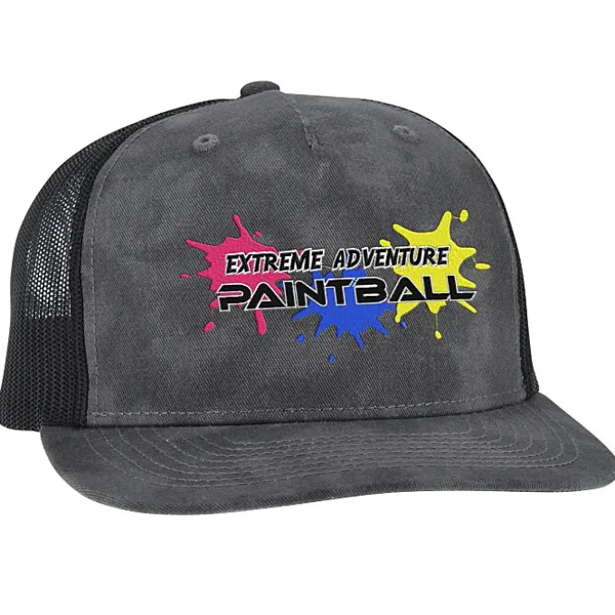 Modern Five Panel Trucker Cap - Old Wash