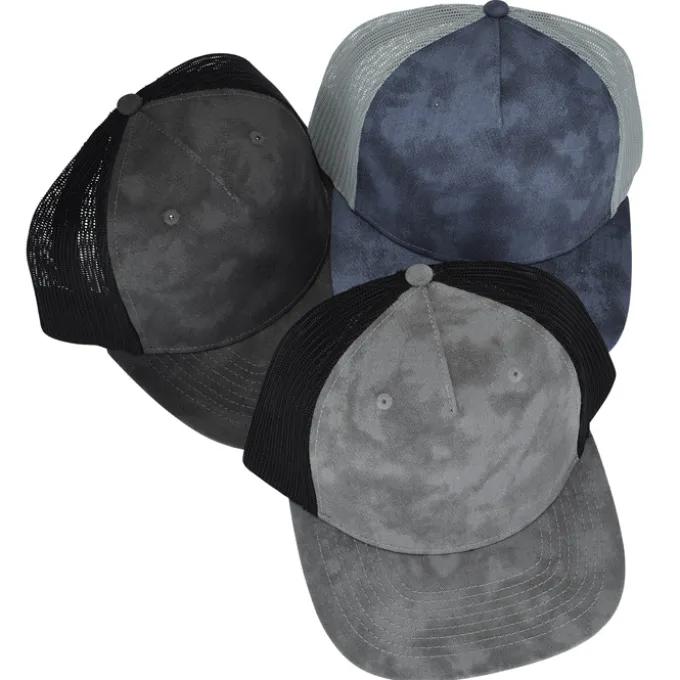 Modern Five Panel Trucker Cap - Old Wash