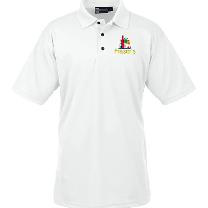 Moisture Management Polo with Stain Release - Men's - Full Color