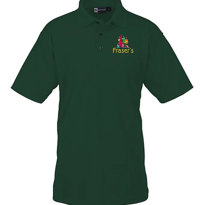 Moisture Management Polo with Stain Release - Men's - Full Color