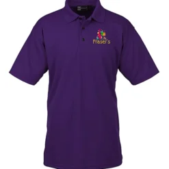 Moisture Management Polo with Stain Release - Men's - Full Color