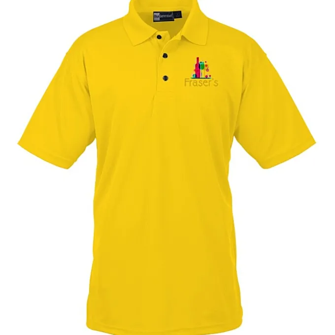 Moisture Management Polo with Stain Release - Men's - Full Color