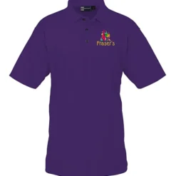 Moisture Management Polo with Stain Release - Men's - Full Color