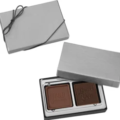 Molded Chocolate Squares - 2-Pieces