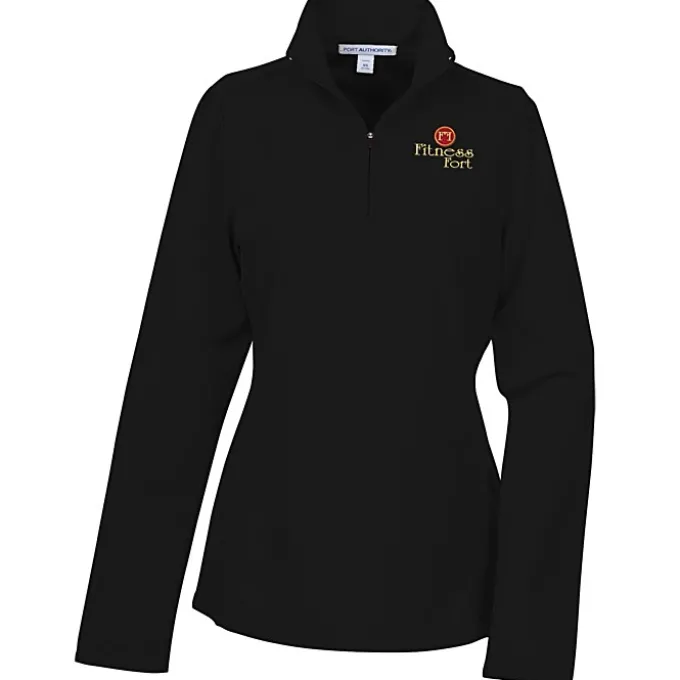 Molecule Mesh 1/2-Zip Pullover - Ladies' - Embroidered