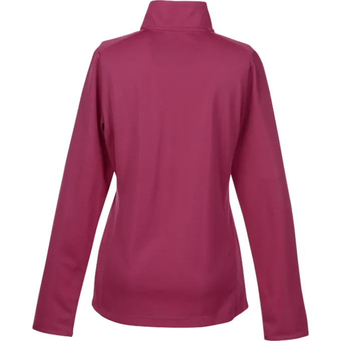 Molecule Mesh 1/2-Zip Pullover - Ladies' - Embroidered