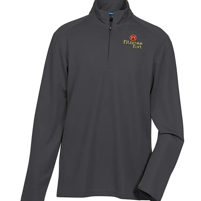 Molecule Mesh 1/2-Zip Pullover - Men's - Embroidered